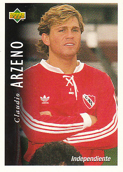 Claudio Arzeno Atletico Independiente 1995 Upper Deck Futbol Argentina #24